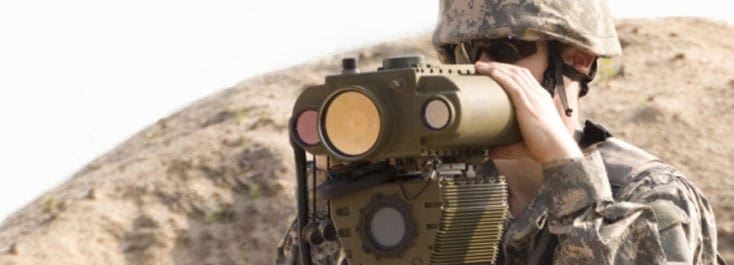 For many years, Opto-Line has supplied high-end EMI grids on IR substrates, reticles, and custom patterned optics for defense systems including scopes, laser range finders, target designator systems and other critical applications.