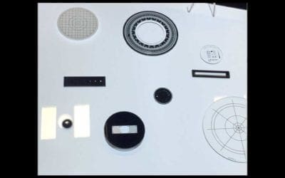 Thank you to all those who stopped by our booth at SPIE Photonics West in San Francisco where we were able to display a just small sample of the custom precision optical patterning we’ve performed over the years.