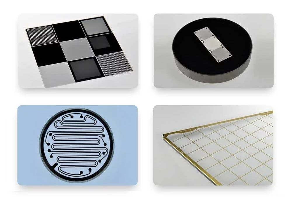 As a premier custom reticle company, Opto-Line International can manufacture a multitude of custom patterns on optical substrates to meet the needs of our clients.