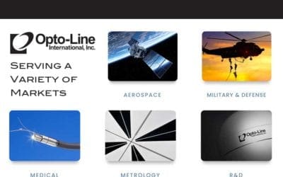 Opto-Line offers superior quality custom precision optical patterns for clients in a variety of markets including Aerospace, Military and Defense, Medical, Metrology, and Research and Defense