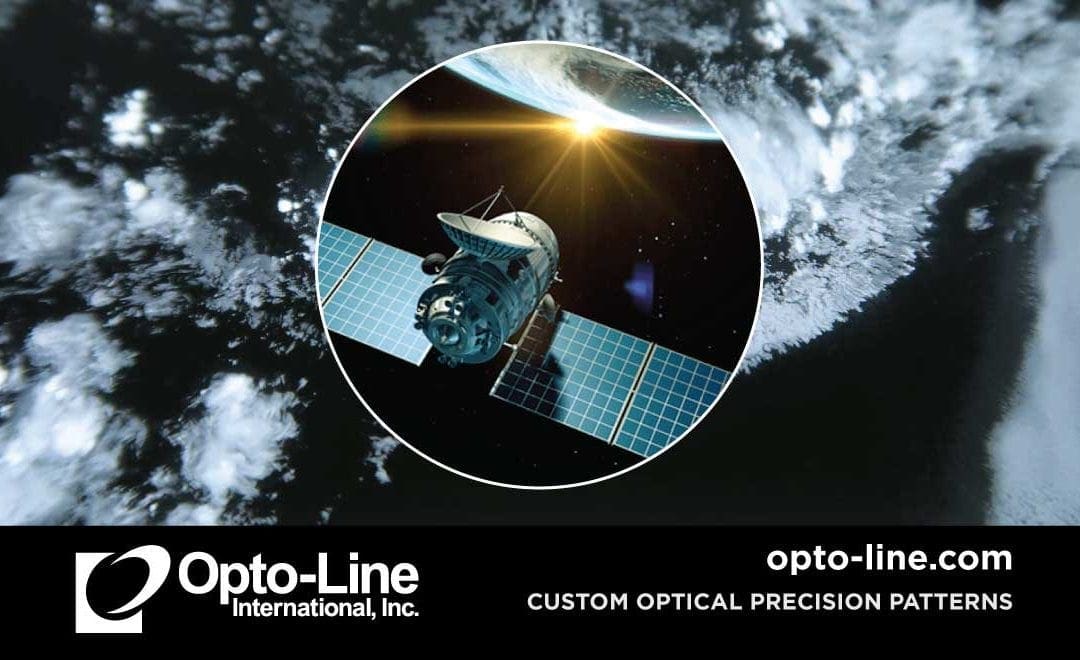Opto-Line has provided custom precision patterns for a variety of Aerospace applications, including aerospace reticles used in sun angle sensor systems on satellites. Learn more at opto-line.com