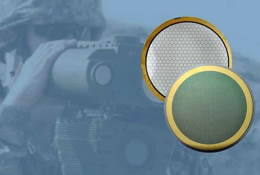 From EMI grids and range finder reticles to custom patterned optics, Opto-Line assists the Military and Defense industries by providing solutions for our clients’ custom patterned optical needs.