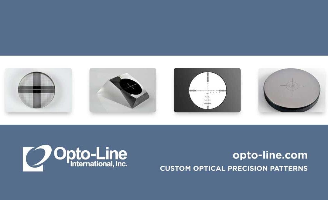 Custom reticles for siting devices and scopes are one of Opto-Line’s most popular project requests