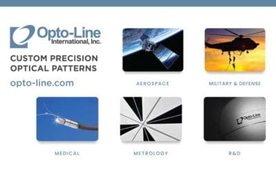 Opto-Line offers custom precision optical patterns to companies in the Aerospace, Defense, Medical, and Science industries. Learn more about our Precision Optical Patterns & Thin Film Coatings – call (978) 658-7255.