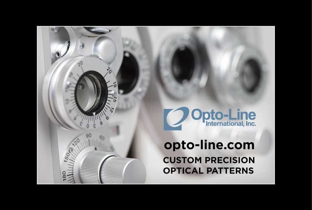 Opto-Line Crafts Precision Optometry Optical Patterns for  Eye Institutes, Universities, Visual Science Centers, Ophthalmology Schools and more. Call (978) 658-7255 to learn more.
