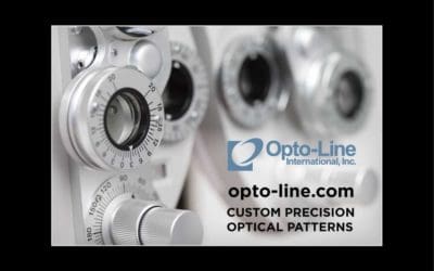 Opto-Line Crafts Precision Optometry Optical Patterns for  Eye Institutes, Universities, Visual Science Centers, Ophthalmology Schools and more. Call (978) 658-7255 to learn more.