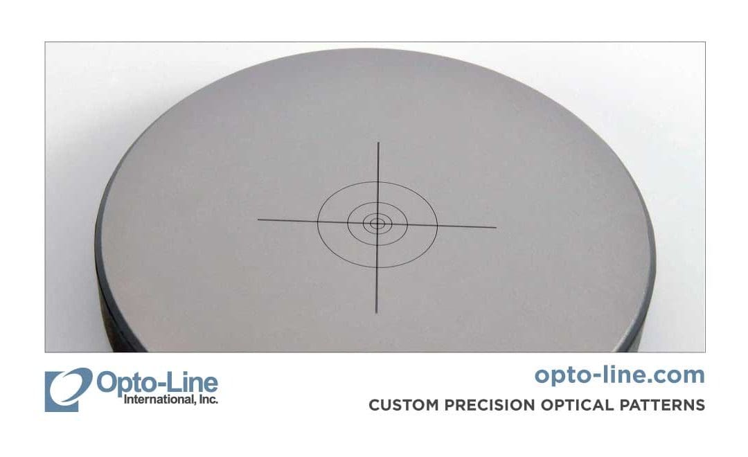 Opto-Line provides an array of custom applications for precision reticles for clients across many world-wide markets. Patterns can be made from various materials such as chrome, low-reflecting black chrome, gold, aluminum, SiO2 and more.