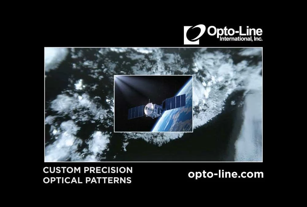 Many of our aerospace reticles are used in sun angle sensor systems on satellites. It is not only our tried-and-true coating that separates Opto-Line from other companies but the precision we can accomplish in the detailed patterns. Please contact us to find out how we can partner with you on your next project.