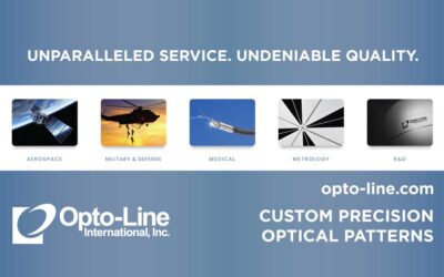 Opto-Line specializes in custom optical patterns and coatings to meet the needs of clients across markets worldwide. Serving hundreds of markets from aerospace to clean energy, Opto-Line provides its customers with the finest precision patterned optics.